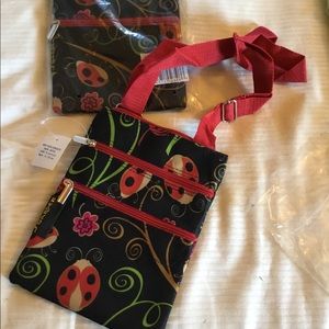 Cute Ladybug motifs travel bags